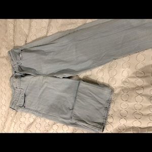 Pin striped mom jeans